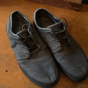 Dark Charcoal Denim Polo Sneakers